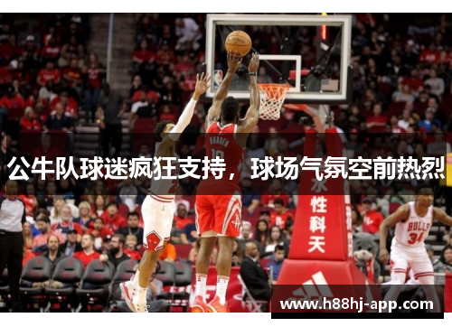 公牛队球迷疯狂支持,球场气氛空前热烈